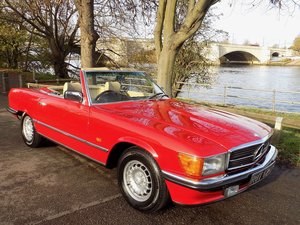 1980 MERCEDES 350SL SPORTS CONVERTIBLE - ONLY 74,000 MILES! In vendita