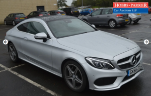 2016 Mercedes C220 AMG Line Premium 30,919 miles for auction 25th For Sale by Auction