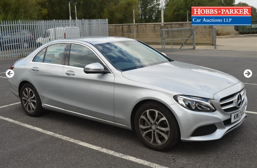 2017 Mercedes C220 D Sport 34,264 miles for auction 25th For Sale by Auction