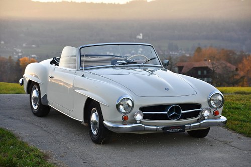 1956 This early 190 SL with bucket seats comes from a long term o For Sale