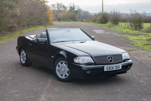1998 Mercedes R129 SL320 - 87k FSH - Black/Grey - Pan Roof VERKAUFT