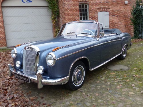 1959 Mercedes-Benz 220 S - gorgeous convertible in mint condition In vendita