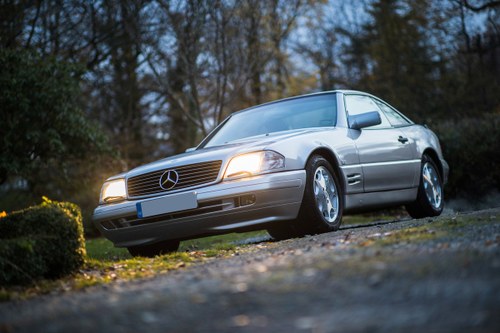 1996 RESERVED   Mercedes SL500 33k miles Panoramic roof SOLD
