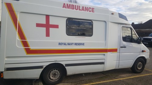 1999 Mercedes Sprinter Ambulance campervan For Sale