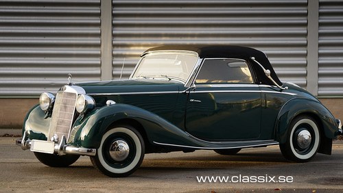 1951 Mercedes W136 170 S Convertible SOLD