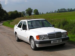 1991 Mercedes benz 190e saloon 5 speed ex jim russel In vendita
