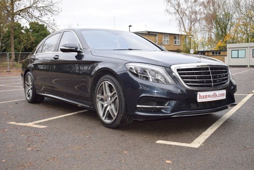2014/14 Mercedes S500L AMG Line Auto in Anthracite Blue For Sale