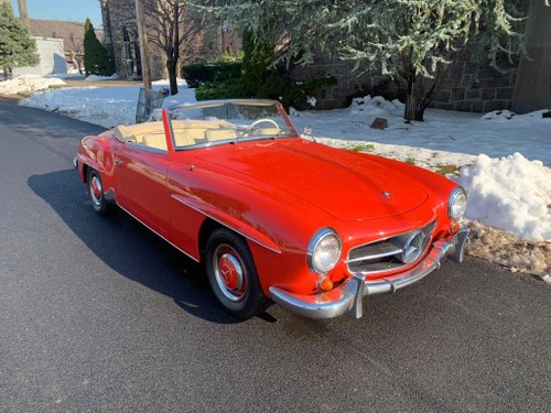 # 23617 1962 Mercedes 190SL Red For Sale