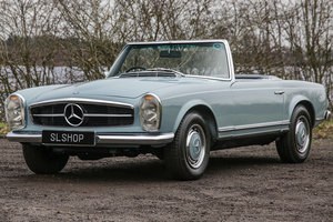1968 Mercedes-Benz 280SL Pagoda Manual 4-Speed Horizon Blue #2254 For Sale