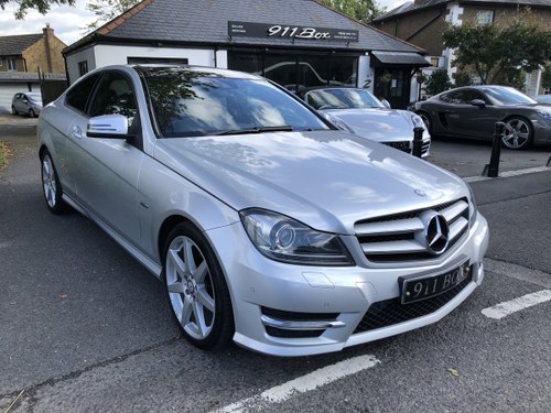 2012 MERCEDES C250 CDI AMG SPORT COUPE AUTOMATIC PANORAMIC ROOF In vendita