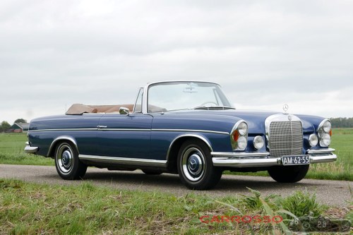 1967 Mercedes-Benz 250SE Convertible with Pullman interior For Sale