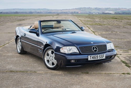 1999 Mercedes R129 SL500 - Azurite/Saffron Pan Roof 65k FSH VENDUTO