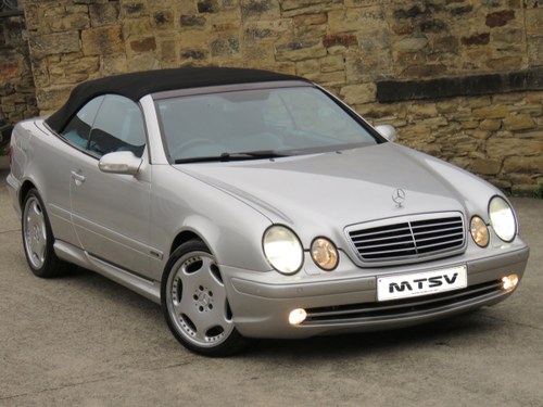 2001 Mercedes A208 CLK320 (AMG) Conv - 32K - FSH -Stunning *SOLD* For Sale