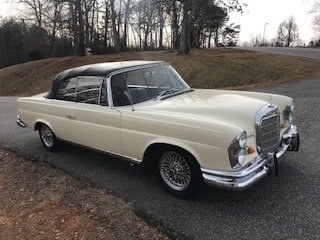 1967 MB 250SE W111 Cabrio running and driving Doctor Classic In vendita