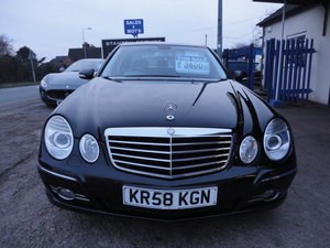 2009 REG  MERCEDS BENZ E220 DIESEL AUTO BLACK WITH LEATHER For Sale