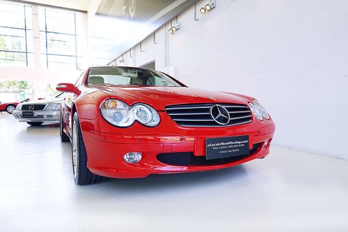 2003 MB SL 500, Magma Red, Beige Leather, mint condition, low kms SOLD