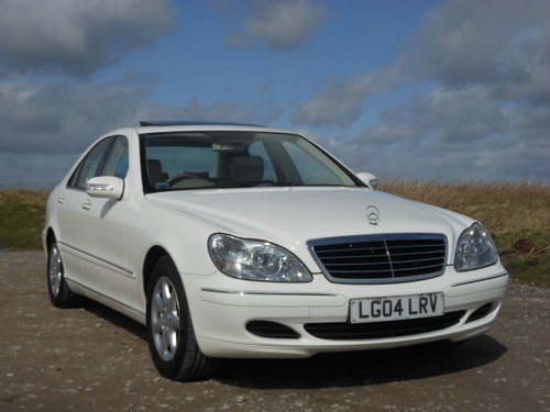 2004 Mercedes S350 Auto 1 Former + FMSH + WHITE SOLD