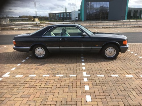 1991 Mercedes 560 SEC For auction 28th - 29th April In vendita all'asta
