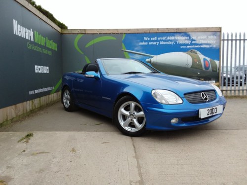 2003 Exceptional Merc SLK 230 Physical Auction This Monday! In vendita all'asta