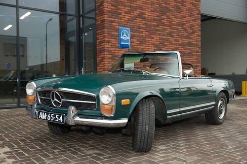 1970 Mercedes-Benz 280SL Green For Sale