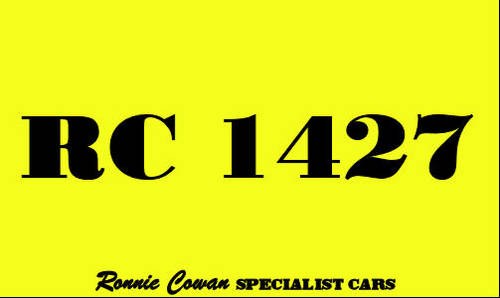 Rare RC private number = RC 1427 Cherished Number for sale In vendita