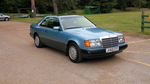 1991 MERCEDES-BENZ 230CE W124 Coupe SOLD