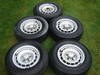 Mercedes 14" Mexican Hat Alloy Wheels R107 SL For Sale