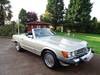 1988 Mercedes 560SL Sports  Left Hand drive For Sale