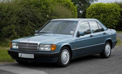 1991 MERCEDES 190E 2.0 AUTO, 64K MILES, MERC HISTORY SOLD