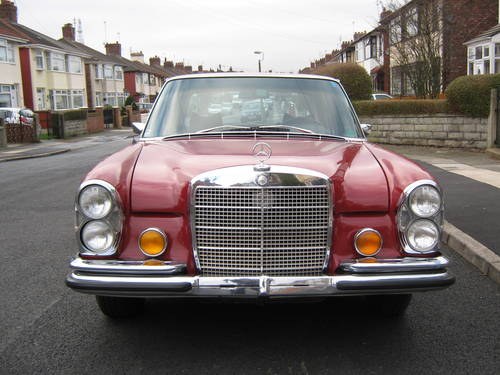 1972 Mercedes 280 SEL, 4.5L  Auto-Red, LHD SOLD