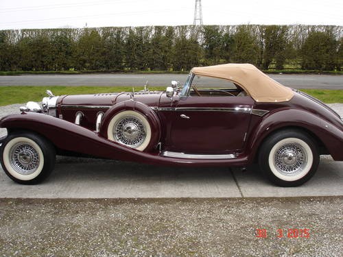 1968 Mercedes 540K roadster, replica SOLD