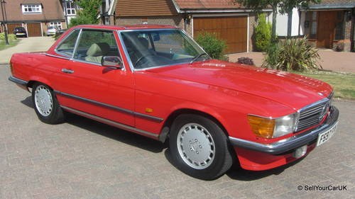 1988 Mercedes-Benz 300SL Low Miles History w/Hard Top SOLD