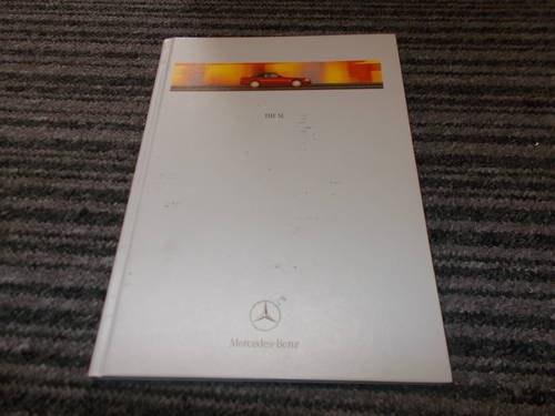 0000 mercedes sl 1999 sales book For Sale