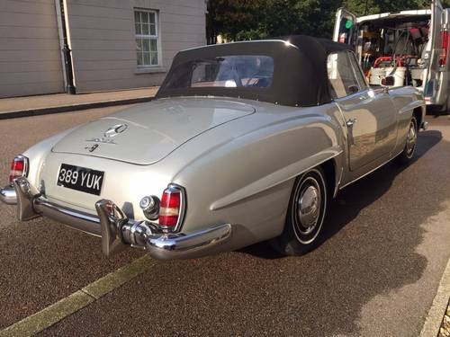 1957 EXCELLENT EXAMPLE 190SL CHASSIS UP RESTORATION In vendita