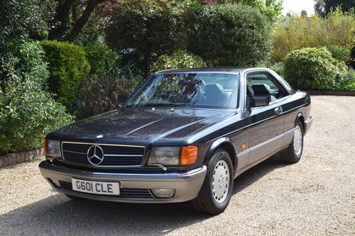 1989 Mercedes 560 SEC VERKOCHT
