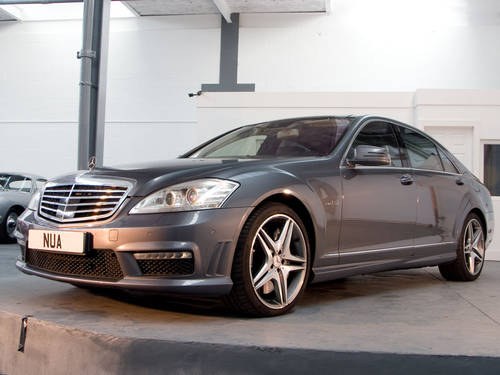 2010 Mercedes Benz S63L AMG in Silver For Sale
