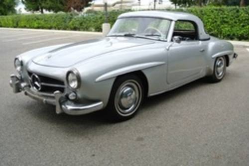 1960 Mercedes 190 SL Convertible = Silver(~)Blue 2 Tops $89  For Sale