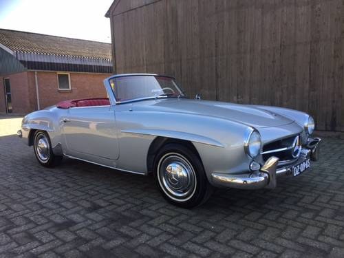 Mercedes-Benz 190SL 1957 LHD  Restored  Silver/Red  For Sale