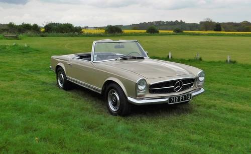 1970 Mercedes-Benz 280 SL Pagoda Manual LHD Sold for £57,000 For Sale
