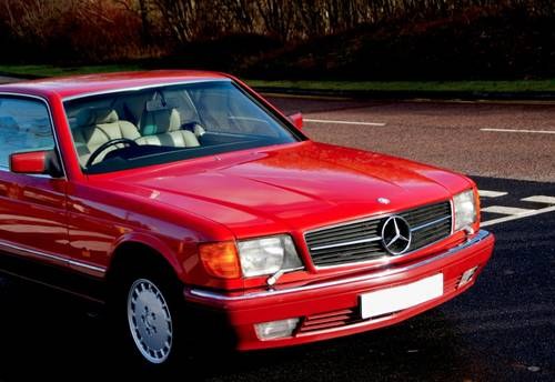 1992 Mercedes 420SEC - Stunning, FSH, low miles For Sale