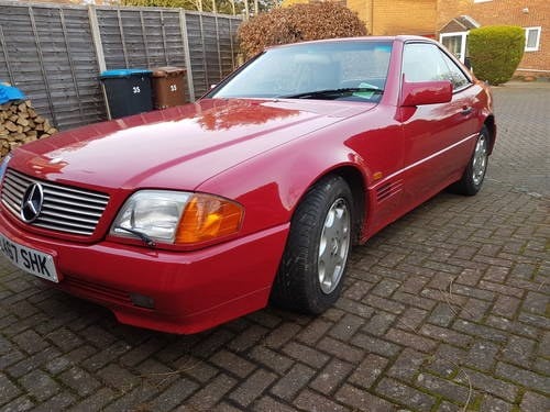 1994 Red Cream Leather Low Miles SL280 Reduced £2k .... For Sale