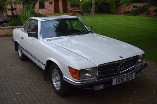 1979 Mercedes 450SL rarer RHD, rust free example For Sale