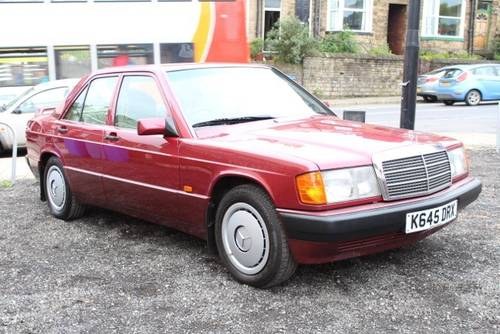 1993 Mercedes-Benz 190E 2.0 Just two owners For Sale by Auction