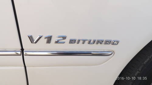 2003 Mercedes CL600 Bi-turbo In vendita