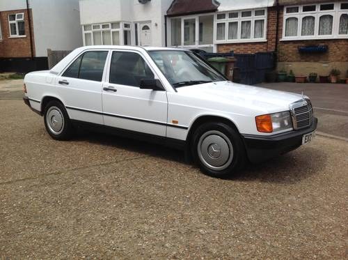1987 Rare one  owner Mercedes 190 E manual SOLD