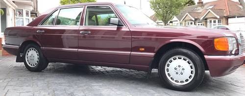 1989 Mercedes 500 SEL Red - offers welcome SOLD