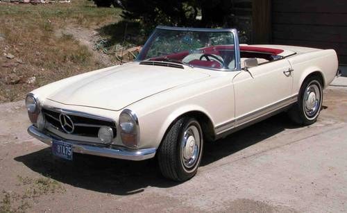 1966 Mercedes 280SL Pagoda = Convertible Manual  $49.9k For Sale