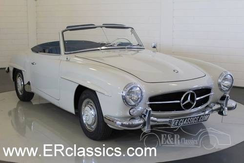 Mercedes Benz 190 SL cabriolet 1960 with a rare 3rd seat For Sale