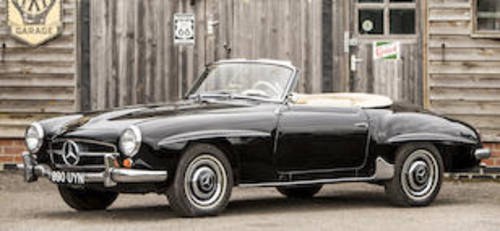 1961 MERCEDES-BENZ 190 SL CONVERTIBLE For Sale by Auction