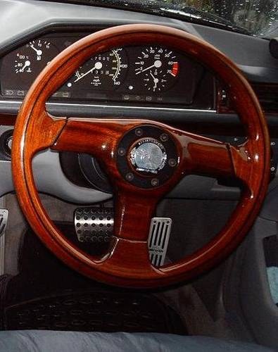 1994 NARDI Mercedes Wooden Steering Wheel With Boss In vendita